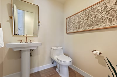 Guest powder room.
