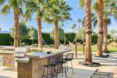 BBQ and outdoor kitchen