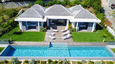 Aerial views of the property. 