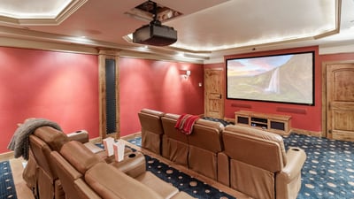 Private theater room