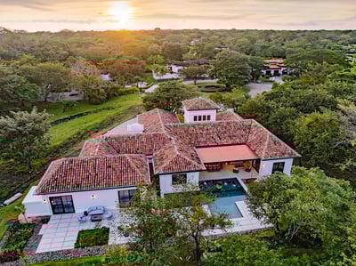 Villa Rosato at sunset!