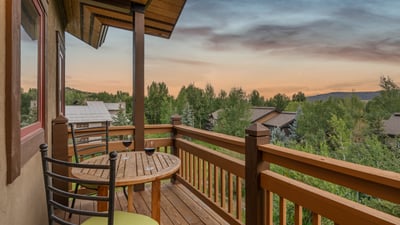 Primary suite private balcony
