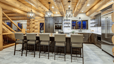 Enjoy breakfast at the kitchen bar
