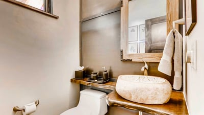 Powder room on main level