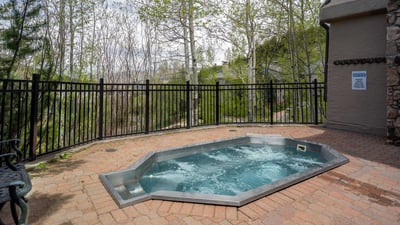Nearby community hot tub