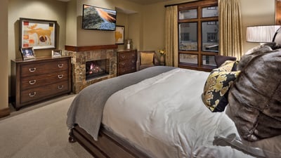 Primary Bedroom with Private Fireplace