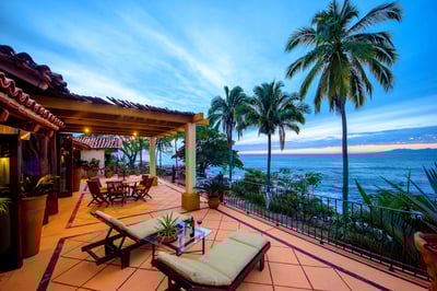 Conchas Chinas,Casa las Amapas