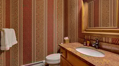 Powder bath on main level