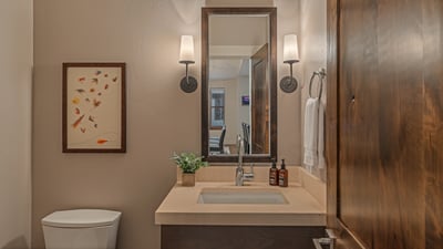 Main level powder bath