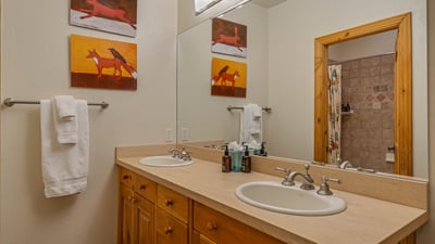 Twin trundle ensuite on lower level