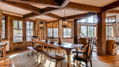 Dining area for 12