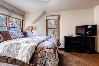 Ravens Chalet king suite on upper level