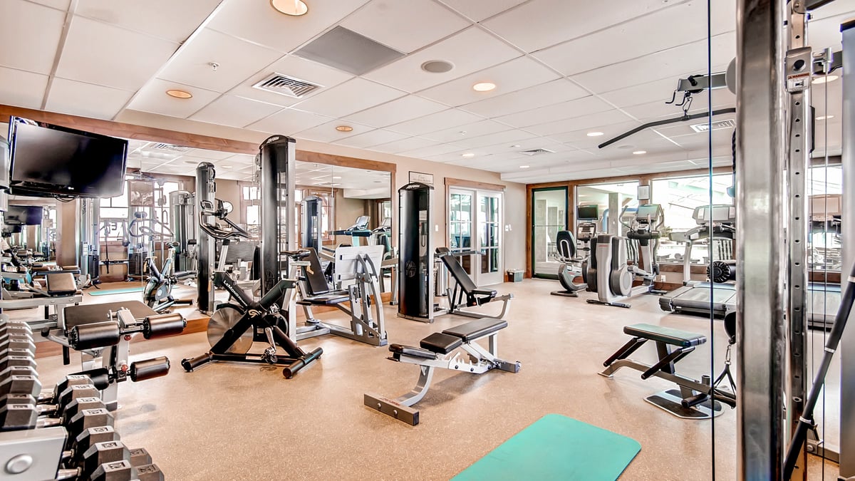 One Ski Hill Place Commons Fitness center - Image 33