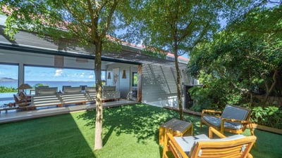 Outdoors: Private parking at the entrance of the property. 