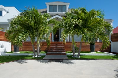 Outdoors: Private parking at the entrance. 
