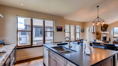 Kitchen island seats 3