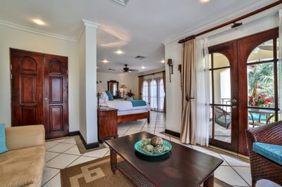 Living room & balcony in Master Bedroom #2!