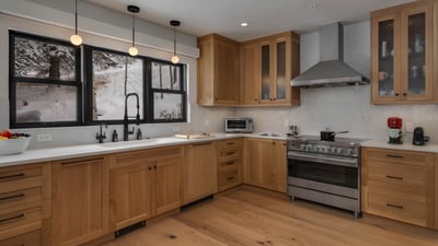 Newly remodeled kitchen
