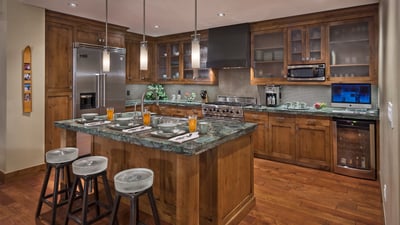Gourmet kitchen