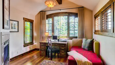 Primary suite upper level private study