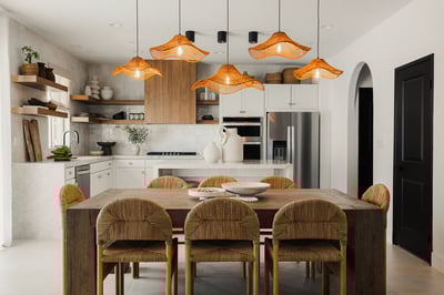 Immerse yourself in the chic Bali and Tulum-inspired vibe of this new construction home that promise