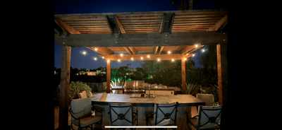 Brand new pergola added in October 2025!