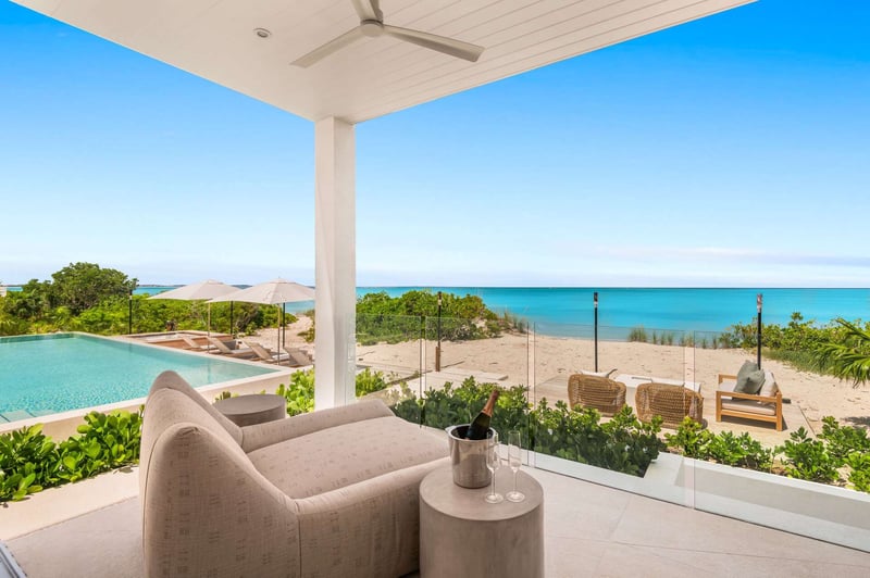 Beach Enclave Grace Bay 5 BDM Beachfront Villa