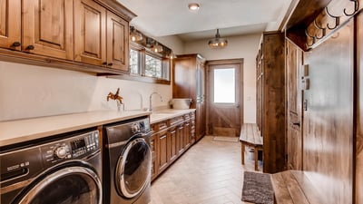 Laundry room and mudroom