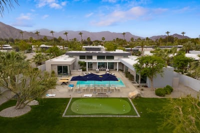 Green and Palm Oasis