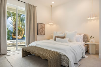 King bed, direct outdoor access and shared Jack n Jill bath