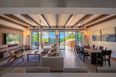 Upstairs, keep your early dining habits intact, all while catching the sunset!