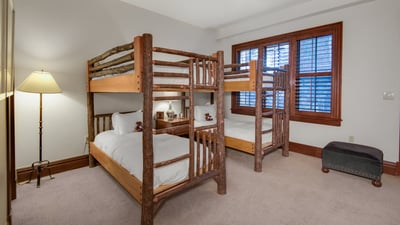 Bunkroom suite on lower level