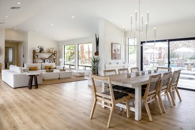 Light and airy decor makes this home truly relaxing.