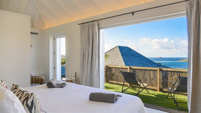 Bedroom 6: In a separate cottage. King size bed (or twin beds upon request), air condition