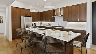 Large kitchen island
