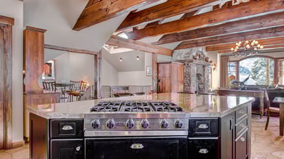 Gourmet 6-burner gas range