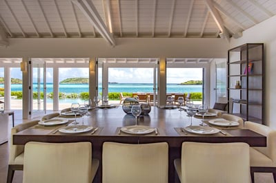 Indoor dining area