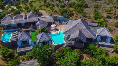 Drone: Aerial views of the property. 