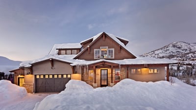 Blackstone Lodge in winter