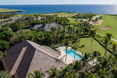 Corales 50 - Golf front villa with ocean view with full staff