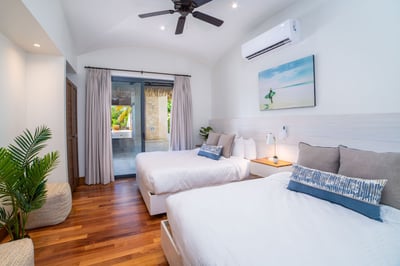 #3. Downstairs, you've got the perfect PJ party room, with easy access to the terrace and pool.