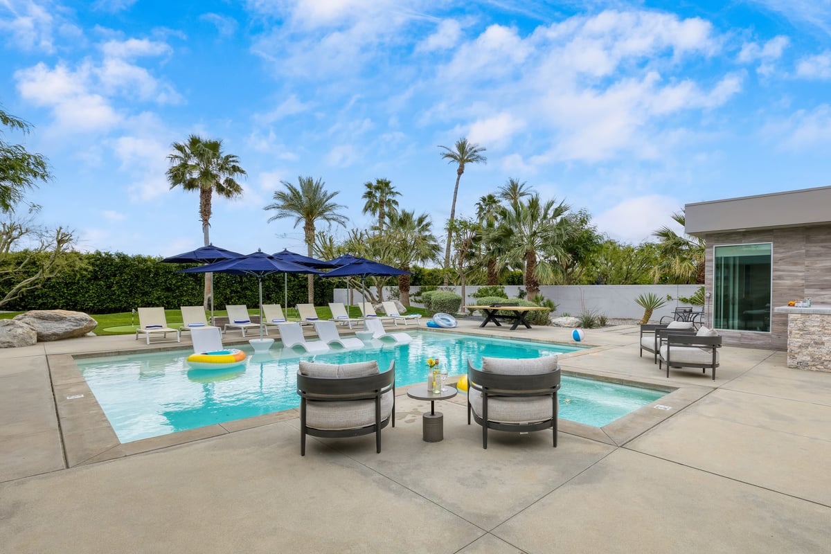 Green and Palm Oasis