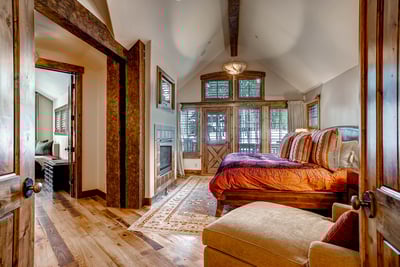 Primary Suite on upper level with study