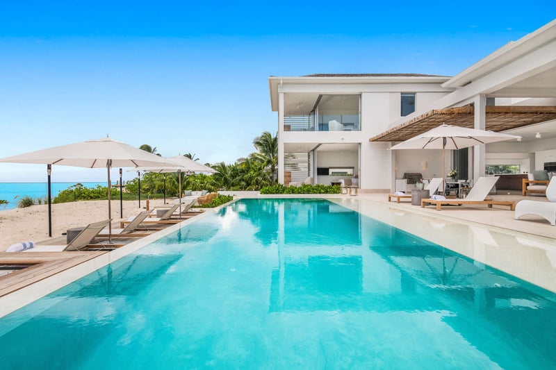 Beach Enclave Grace Bay 5 BDM Beachfront Villa
