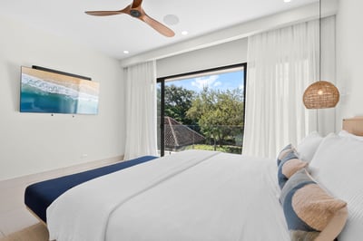 Suite 4: King Bed, AC & TV – Level 2