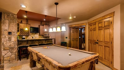 Billiards on lower level