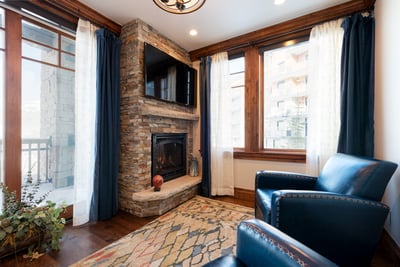  Living Room w/ Fireplace