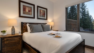 King suite on lower level