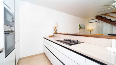 Living Area & Kitchen