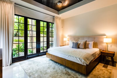 Sweet dreams and a private bathroom in Bedroom #3.